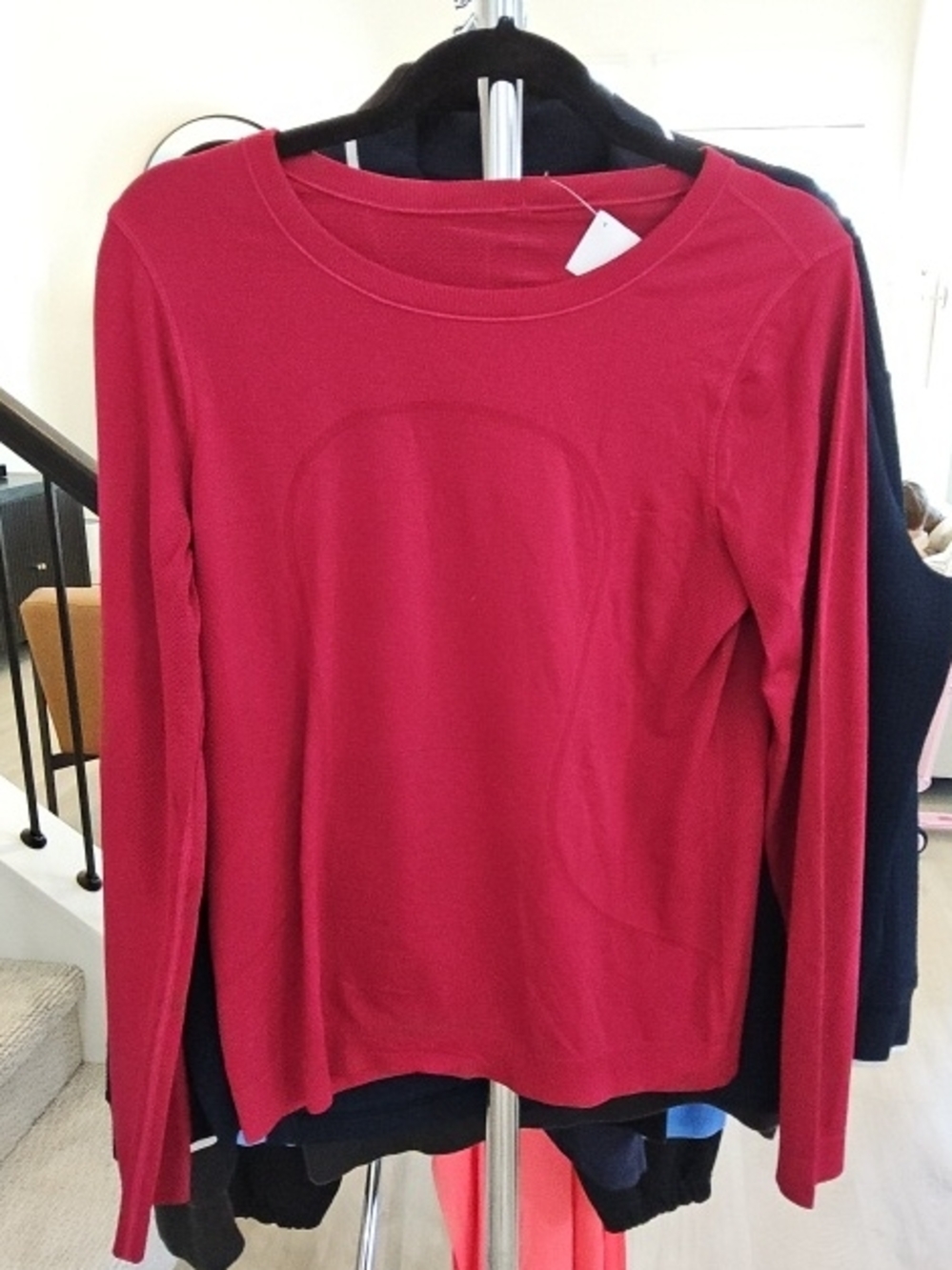 lululemon athletica Women’s Long Sleeve Crewneck - Crimson Red